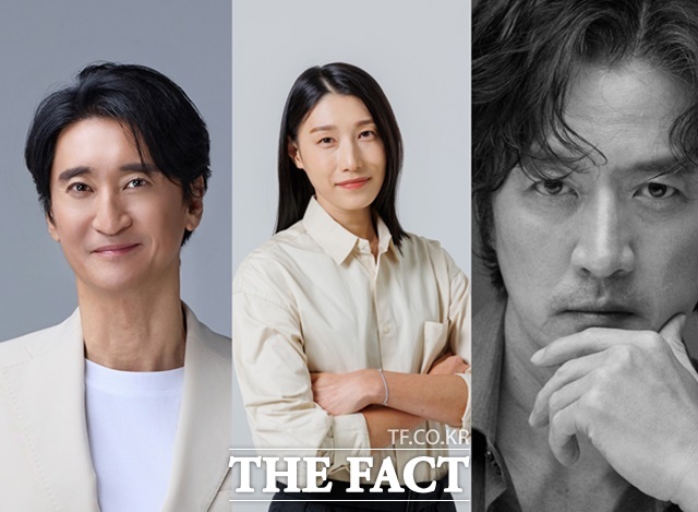 신임 서울시 명예시장으로 문화예술 분야에 배우 신현준(맨 왼쪽)씨와 배우 정준호(맨 오른쪽)씨가, 체육 분야에 전 배구선수 김연경(중간)씨가 위촉됐다. /서울시