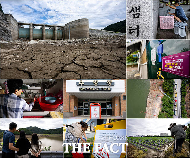 기상 관측 이래 최악의 가뭄으로 재난 사태까지 선포된 강릉 곳곳에서 완전 단수를 막기 위한 노력이 이어지고 있다. /강릉=장윤석 기자