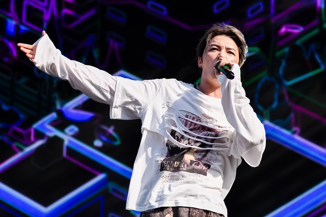 가수 김재중이 14일 사운드플래닛페스티벌 2025에 출연해 열정적인 공연을 펼쳤다./롤링홀