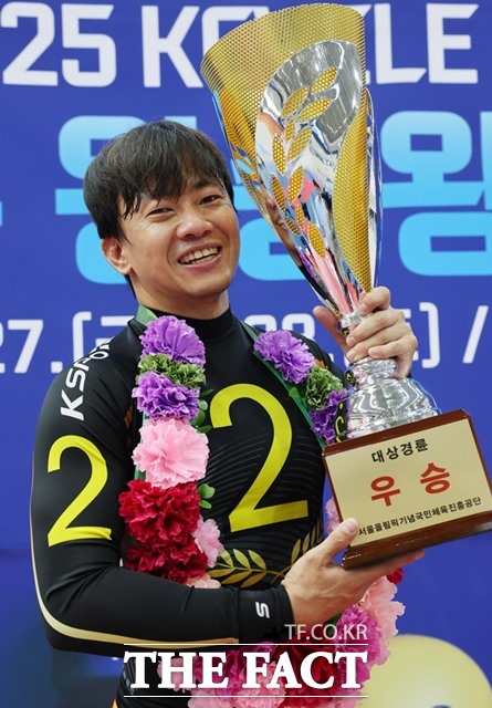 지난 6월 ‘2025 KCYCLE 경륜 왕중왕전’에서 우승한 정종진, 이번 대회 임채빈을 상대할 가장 강력한 도전자다./국민체육진흥공단