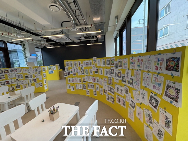 2025 한글 국제 프레 비엔날레가 개막한 이후 큰 인기를 끌고 있다. 사진은 키즈존 모습. /세종시