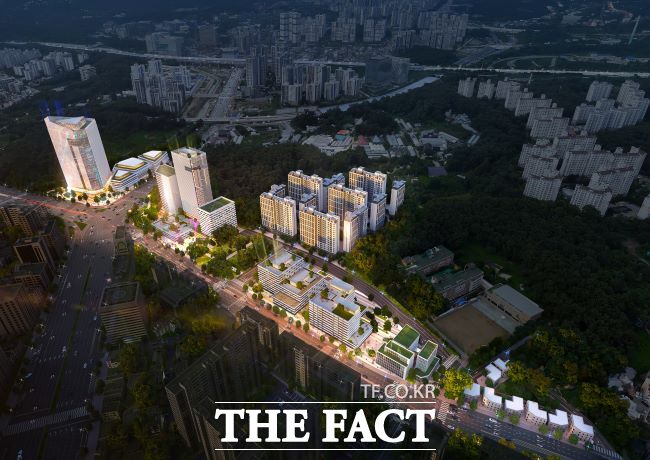인덕원 인텐스퀘어 조감도./안양시