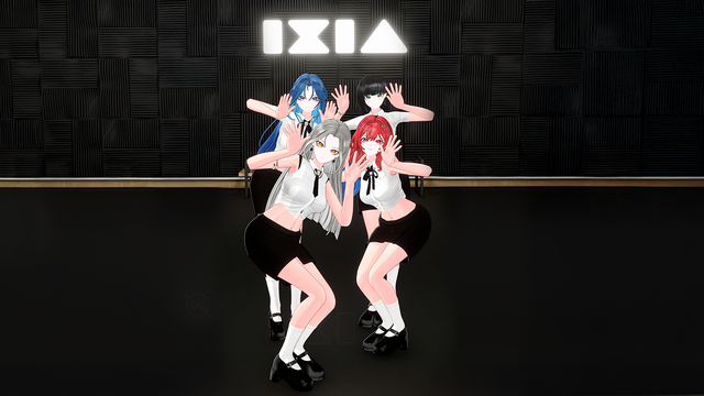 버추얼 그룹 아이시아(청아 해랑 루화 지야)가 15일 타이틀곡 꼭꼭 숨어라 릴레이 댄스 콘텐츠를 공개했다./메가메타