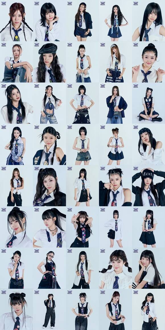 현재 언프리티 랩스타 : 힙팝 프린세스는 한국과 일본의 참가자 40인의 프로필이 모두 공개됐다./Mnet