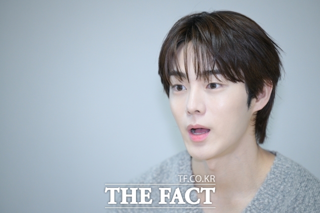 배우 유정후가 사람 간의 사랑에 집중하면서 연기했다고 밝혔다. /장윤석 기자