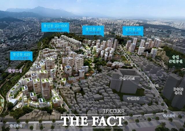 17일 종로구에 따르면 관내 31개 구역, 1만9360세대 규모의 재개발 사업이 본궤도에 올랐다. 조감도./종로구