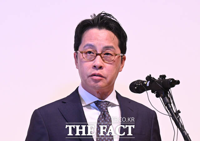 960만 여명의 회원을 보유한 롯데카드의 해킹 사고가 발생한 가운데, 조좌진 롯데카드 대표이사가 18일 오후 서울 중구 부영태평빌딩에서 사이버 침해 사고에 대한 사과 및 고객 보호 조치 등과 관련해 입장을 밝히고 있다. /이새롬 기자