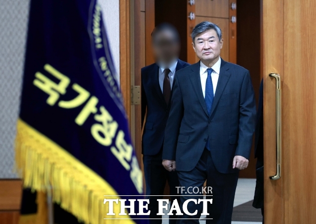 내란 사건을 수사하는 조은석 특별검사팀이 18일 국가정보원에 대한 강제수사에 나섰다. 사진은 현직 당시 조태용 전 국가정보원장. /국회사진취재단