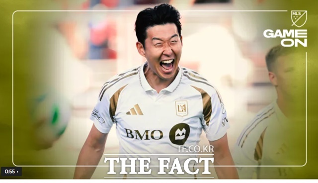 18일 솔트레이크와 원정경기 전반 16분 만에 멀티골을 터뜨린 손흥민./LAFC