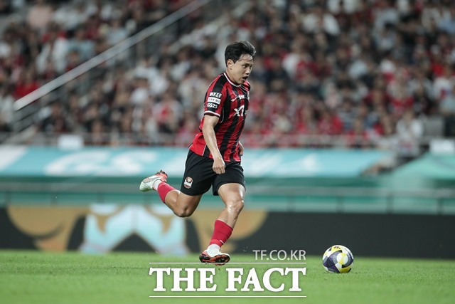 물오른 공격력을 보여주고 있는 서울의 공격수 조영욱./K리그