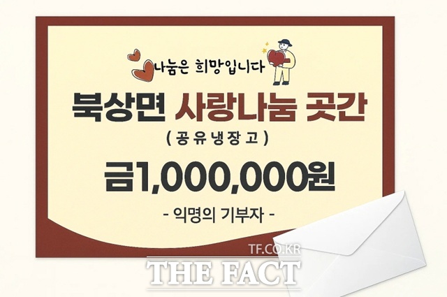 경남 거창군에서 10년 넘게 매년 기부활동을 이어오고 있는 익명의 기부천사가 올해도 현금 100만 원을 기부했다./거창군