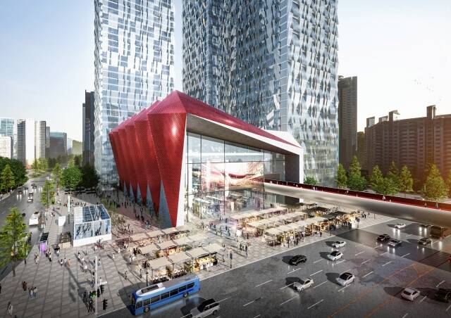 상암 재창조 프로젝트가 본격 착수에 들어갔다. DMC 랜드마크의 모습. /서울시