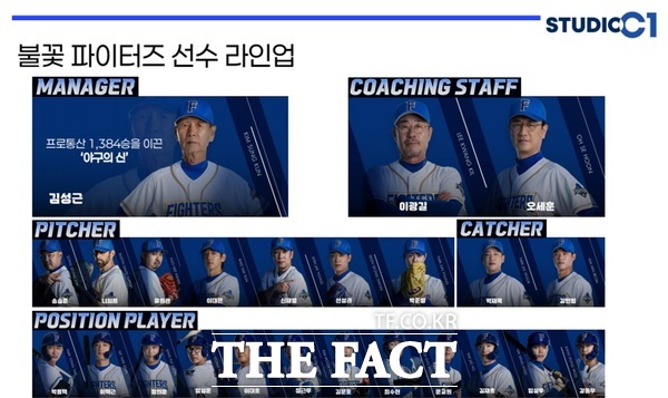 불꽃 파이터즈 라인업 /대전시