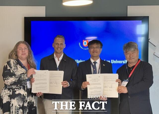 전남대학교가 스웨덴 오레브대학교와 협정을 맺고 있다./전남대학