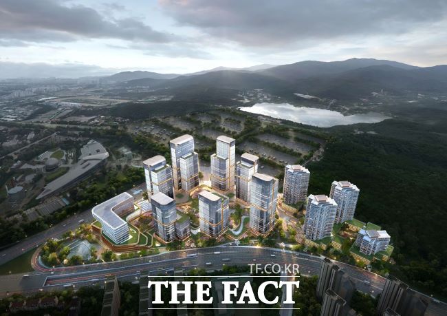 과천 막계동 특별계획구역 조감도./과천시