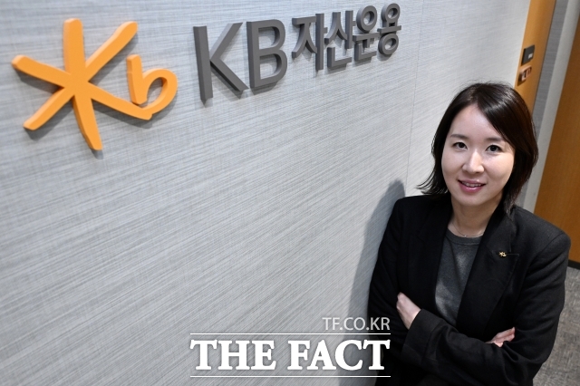 노아름 KB자산운용 ETF사업본부장이 3일 오전 서울 여의도 IFC KB자산운용 본사에서 포즈를 취하고 있다. / 남용희 기자