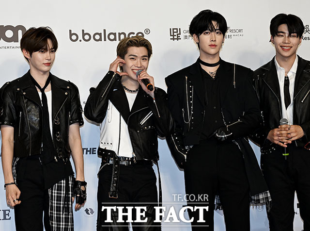 성한빈, 김태래, 리키, 박건욱(왼쪽부터).