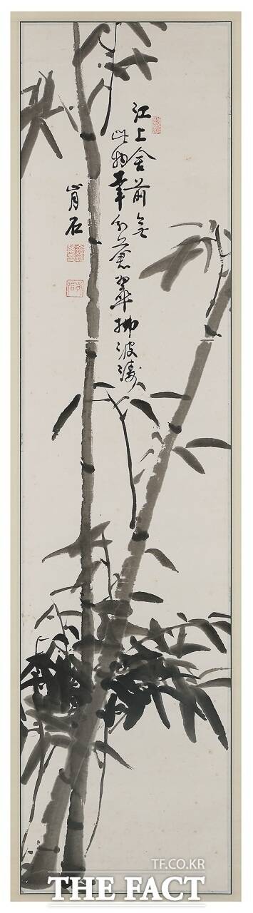 대구 출신 독립운동가 김진만의 묵죽 /대구간송미술관