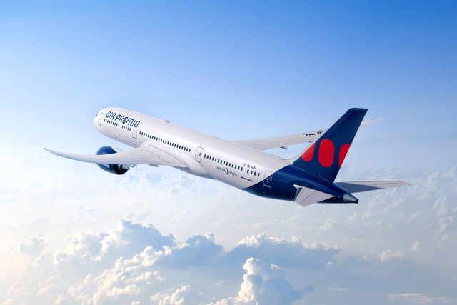 에어프레미아는 최근 보잉과 랜딩기어 교환 프로그램 계약을 체결했다. 에어프레미아 항공기. /에어프레미아