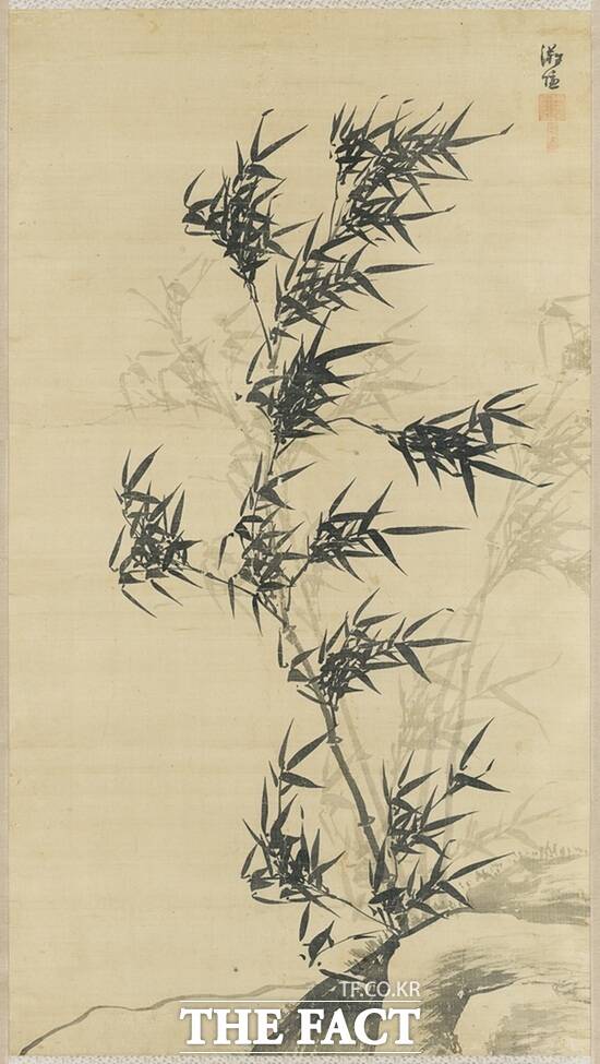 조선 묵죽화의 최고 명작으로 꼽히는 이정의 묵죽 /대구간송미술관