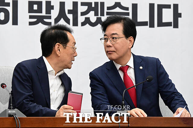 국민의힘이 22일 더불어민주당 주도로 조희대 대법원장 청문회 개최가 결정된 데 대해 강하게 반발하고 배임죄 폐지에 대해서도 반대 의견을 분명히 밝혔다. /국회=남윤호 기자