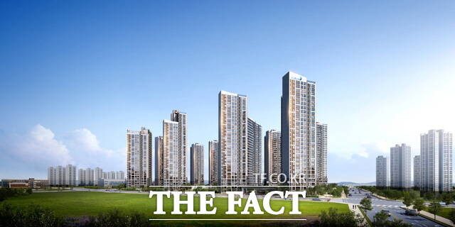 ‘아산모종 서한이다음 노블리스’ 투시도./서한