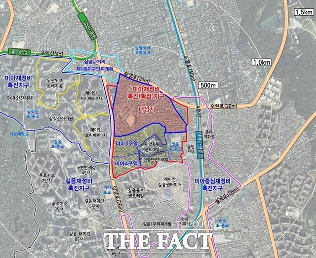 지난 7월 재정비촉진사업 규제혁신 방안을 마련돼 제1호 적용 사업장으로 미아2구역이 진행되고 있다./서울시