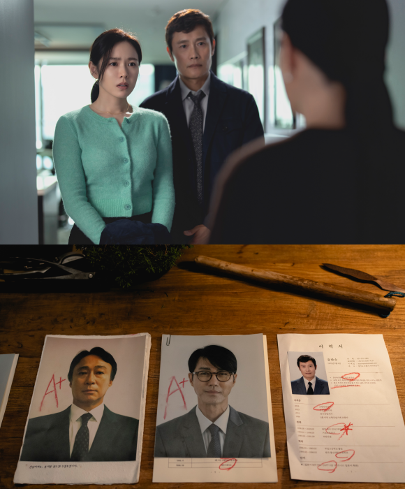 7년 만에 스크린에 복귀한 손예진(위쪽 사진의 왼쪽)은 긍정적이면서도 현실적인 미리로 분해 지금껏 본 적 없는 새로운 얼굴을 꺼낸다. /CJ ENM