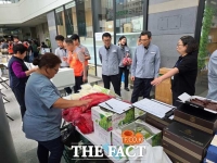  동서발전 당진본부, 추석맞이 '로컬푸드 직거래장터' 개최