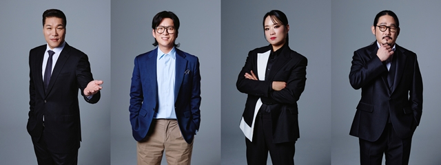 방송인 서장훈, 요리 연구가 강레오 정지선 김도윤 셰프(왼쪽부터)가 채널A 새 예능프로그램 마스크 셰프에 출연한다. /채널A