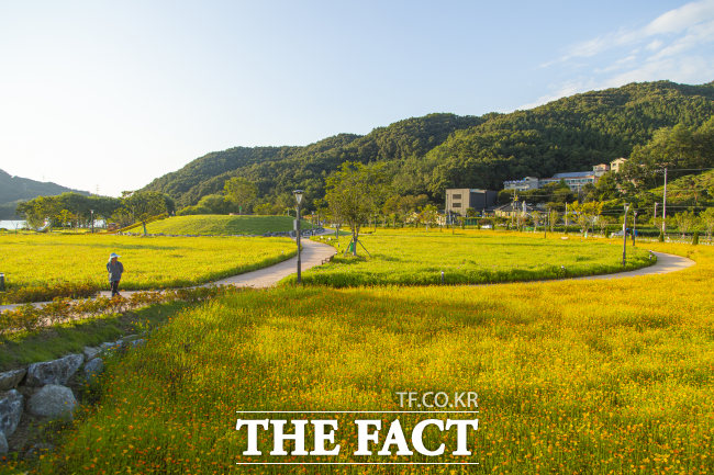 안성 금광호수 수석정 수변화원 /경기관광공사