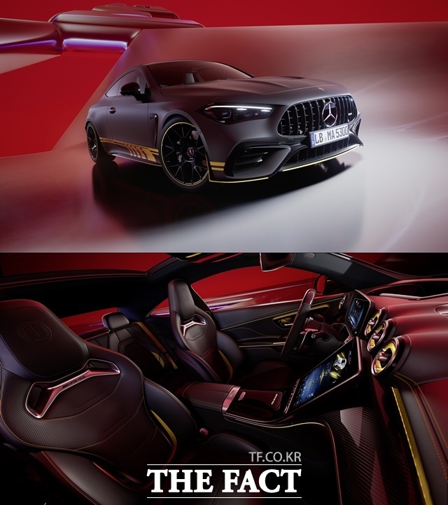 메르세데스-AMG CLE 53 4MATIC+ 쿠페 리미티드 에디션 외장과 내부 인테리어. /벤츠코리아