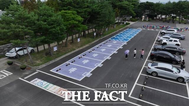 열린관광지 조성사업이 완료된 당진 솔뫼성지 전경. /당진시