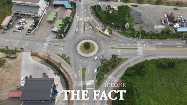 정읍IC 회전교차로. /정읍시