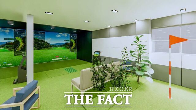 오치복합커뮤니티센터 실내 스크린파크골프장 조감도 /광주 북구