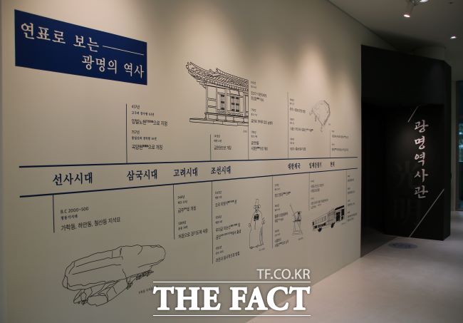 광명역사관 보이는 수장고 모습./광명시