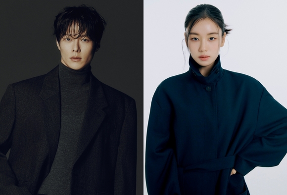 배우 장기용(왼쪽)과 안은진이 SBS 새 수목드라마 키스는 괜히 해서!에 출연한다. /UAA