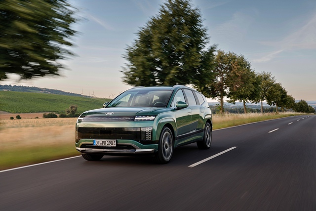 현대차는 아이오닉 9이 유럽의 신차 안전성 평가 프로그램 유로 NCAP에서 최고 등급인 별 다섯개를 획득했다고 25일 밝혔다. 아이오닉 9. /현대차