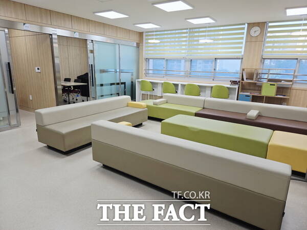 학생들이 자기주도적 학습을 하며 휴식을 갖는 학년별 홈베이스. /대전시교육청