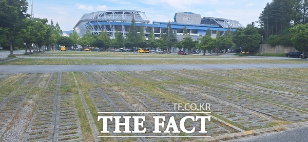 대전월드컵경기장 주차장 전경 /대전시