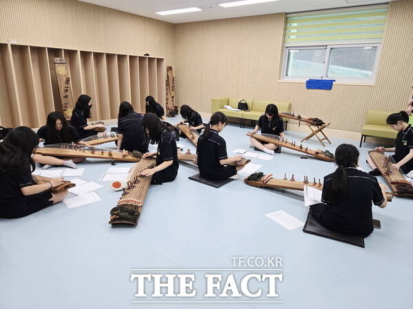 학생들이 꿈과 끼를 펼치고 있는 음악실의 모습. /대전시교육청