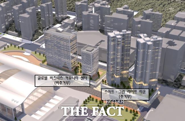 KTX광명역세권 복합개발 구상도(안)./광명시
