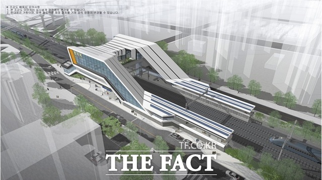 대구권 광역철도 원대역(가칭) 신축 조감도. /대구시