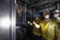  김민석, 국정자원 화재 현장 방문…