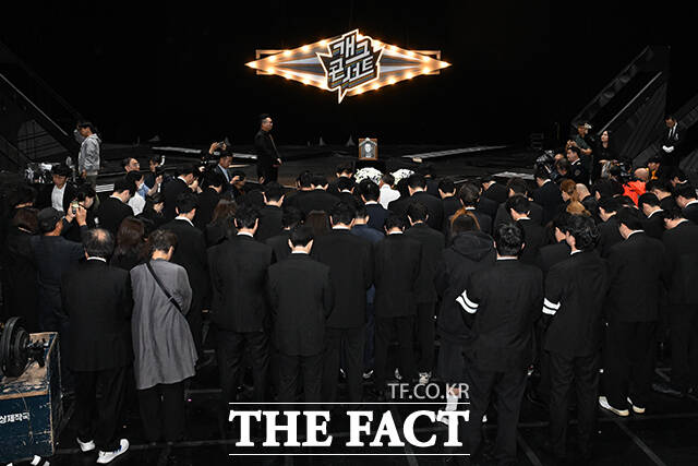 마지막 무대에 오른 고(故) 전유성.