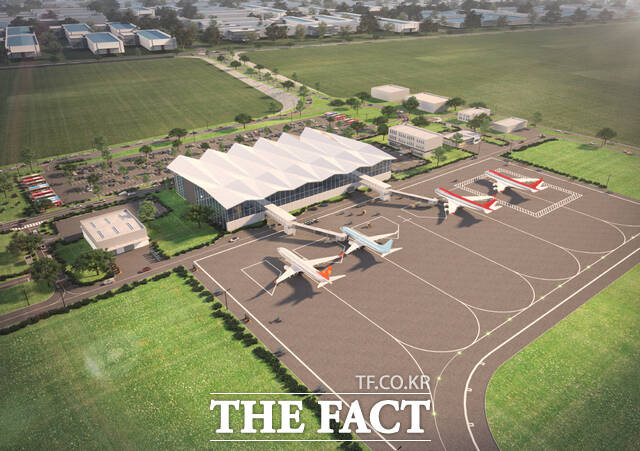 새만금 국제공항 조감도. /전북도