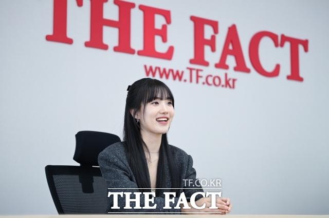 윤서아는 메시지를 전달하는 배우가 되고 싶다고 각오를 다졌다. /서예원 기자