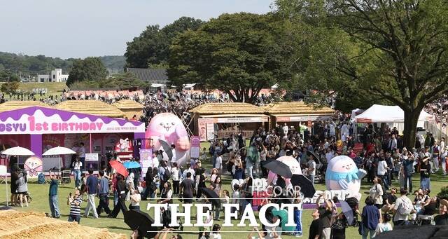 해미읍성 축제가 열리고 있는 축제장 모습. /서산시