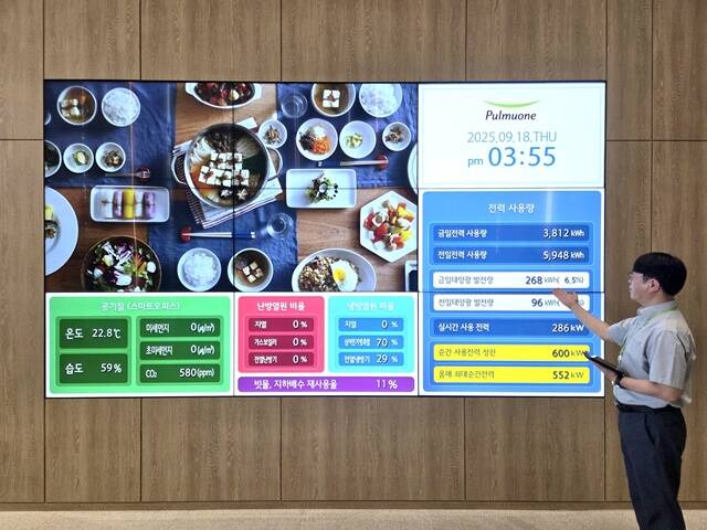 풀무원기술원이 BEMS 설치확인 1등급 재인증을 획득했다. /풀무원