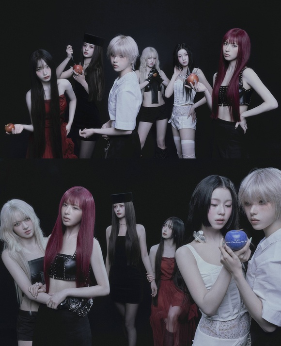 엔믹스가 지난 27일과 28일 공식 소셜 미디어에 새 앨범의 호기심을 높이는 콘셉트 이미지를 순차적으로 공개한 데 이어 29일 0시 신비로움이 가득한 티저 포토를 게재했다. /JYP엔터